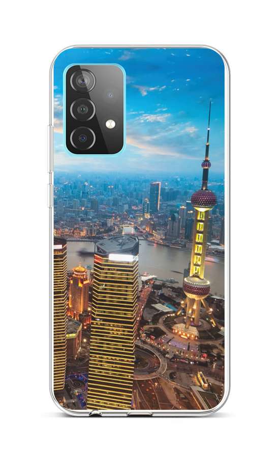 Levně Kryt TopQ Samsung A52 silikon City 57339 (pouzdro neboli obal na mobil Samsung A52)