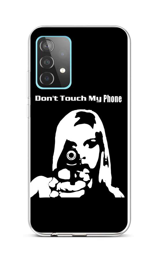 Levně Kryt TopQ Samsung A52 silikon Don't Touch Gun 57345 (pouzdro neboli obal na mobil Samsung A52)