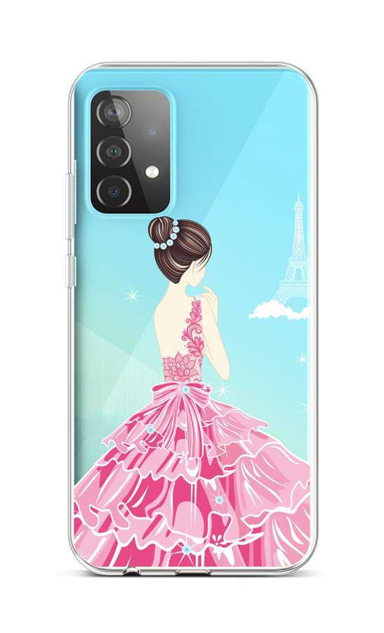 Levně Kryt TopQ Samsung A52 silikon Pink Princess 57393 (pouzdro neboli obal na mobil Samsung A52)