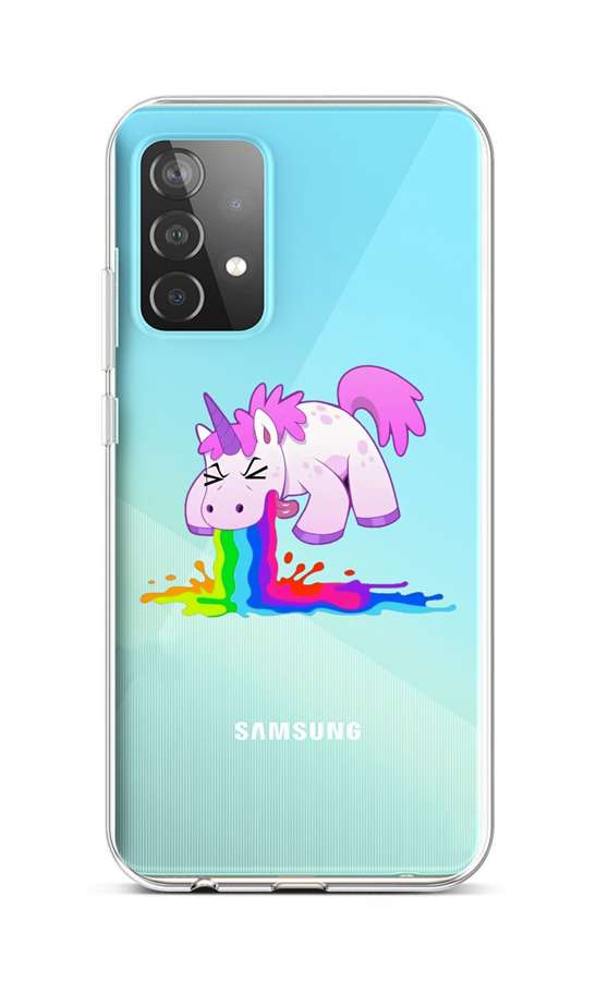 Levně Kryt TopQ Samsung A52 silikon Rainbow Splash 57406 (pouzdro neboli obal na mobil Samsung A52)