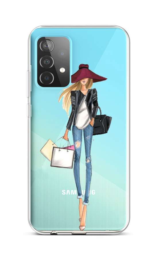 Levně Kryt TopQ Samsung A52 silikon Lady 2 57413 (pouzdro neboli obal na mobil Samsung A52)