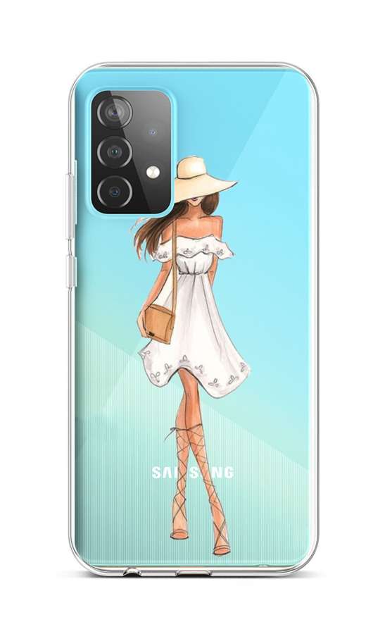 Levně Kryt TopQ Samsung A52 silikon Lady 5 57414 (pouzdro neboli obal na mobil Samsung A52)