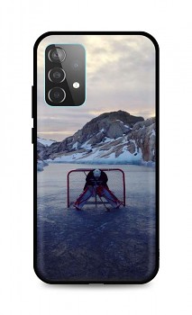 Zadní silikonový kryt DARK na Samsung A52 Hockey Goalie