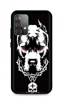 Zadní silikonový kryt DARK na Samsung A52 Fighting Dog