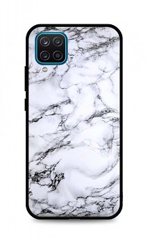 Zadní pevný kryt LUXURY na Samsung A12 Marble White