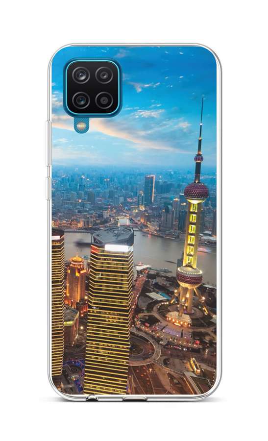 Levně Kryt TopQ Samsung A12 silikon City 57730 (pouzdro neboli obal na mobil Samsung A12)