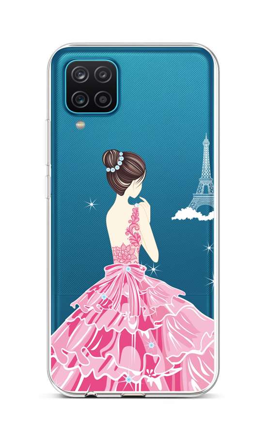 Levně Kryt TopQ Samsung A12 silikon Pink Princess 57760 (pouzdro neboli obal na mobil Samsung A12)