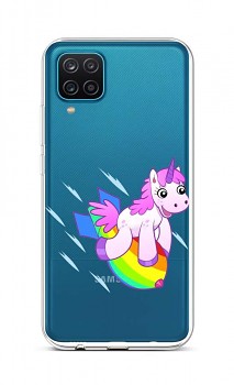 Zadní silikonový kryt na Samsung A12 Flying Unicorn