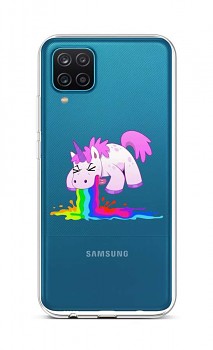 Zadní silikonový kryt na Samsung A12 Rainbow Splash