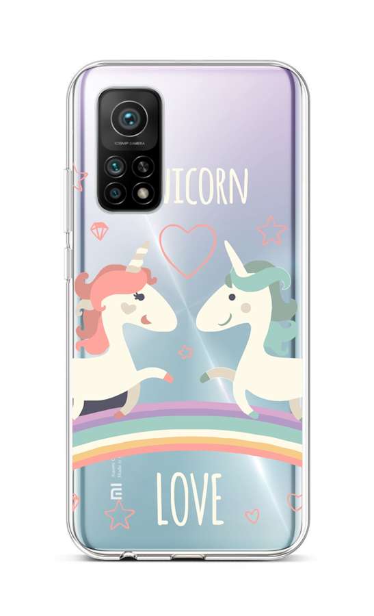 Kryt TopQ Xiaomi Mi 10T Pro silikon Unicorn Love 57804 (pouzdro neboli obal na mobil Xiaomi Mi 10T Pro)