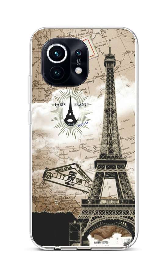 Levně Kryt TopQ Xiaomi Mi 11 silikon Paris 2 57819 (pouzdro neboli obal na mobil Xiaomi Mi 11)