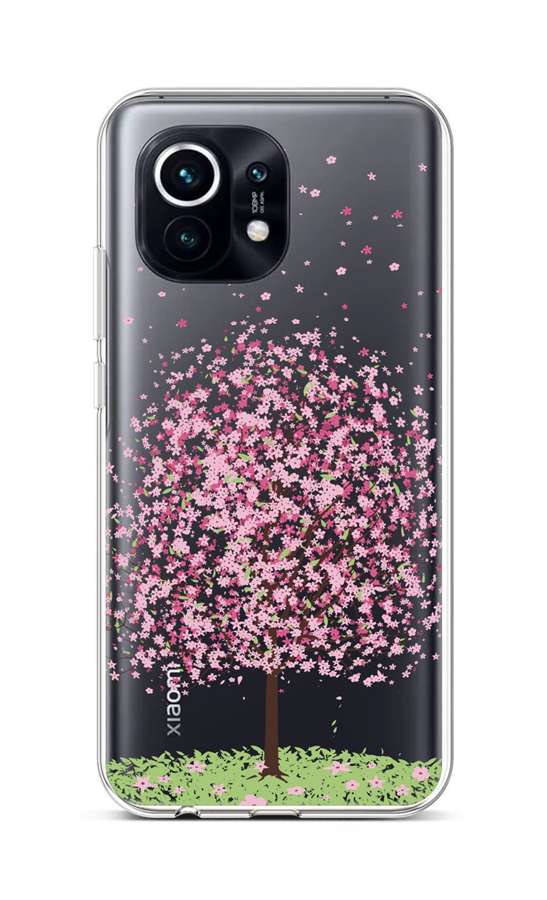 Levně Kryt TopQ Xiaomi Mi 11 silikon Blossom Tree 57828 (pouzdro neboli obal na mobil Xiaomi Mi 11)