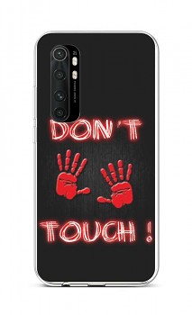 Zadní silikonový kryt na Xiaomi Mi Note 10 Lite Don't Touch Red