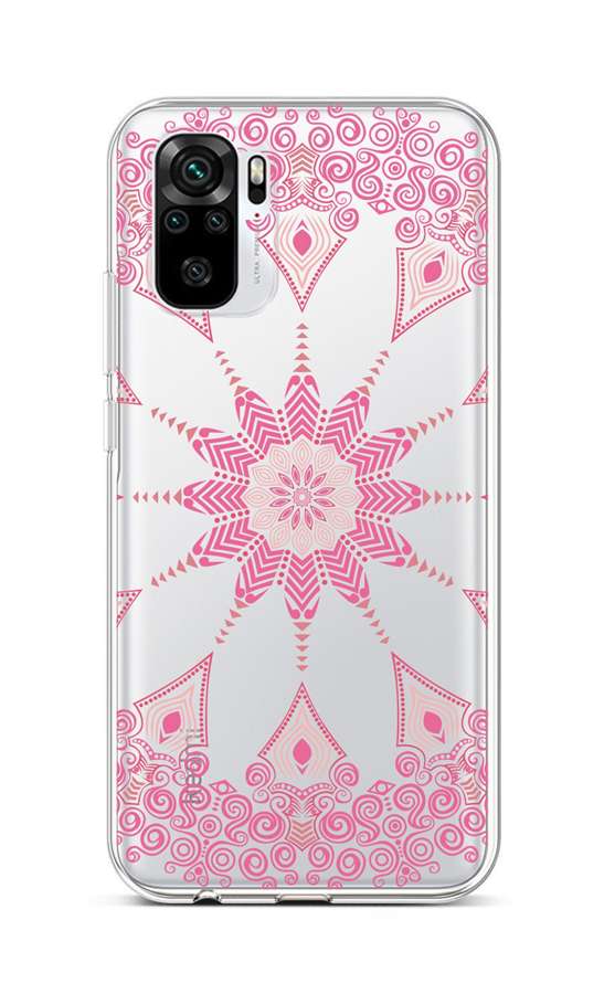 Levně Kryt TopQ Xiaomi Redmi Note 10 silikon Pink Mandala 58074 (pouzdro neboli obal na mobil Xiaomi Redmi Note 10)
