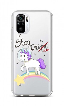 Zadní silikonový kryt na Xiaomi Redmi Note 10 Stay Unicorn