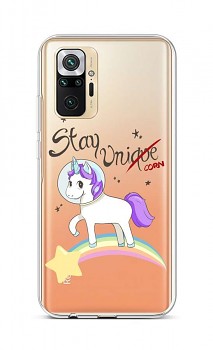 Zadní silikonový kryt na Xiaomi Redmi Note 10 Pro Stay Unicorn