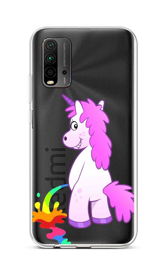 Levně Kryt TopQ Xiaomi Redmi 9T silikon Rude Unicorn 58128 (pouzdro neboli obal na mobil Xiaomi Redmi 9T)