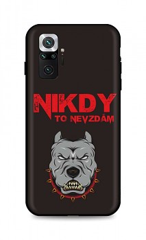 Zadní silikonový kryt DARK na Xiaomi Redmi Note 10 Pro Nikdy to nevzdám