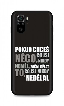 Zadní silikonový kryt DARK na Xiaomi Redmi Note 10 Moto