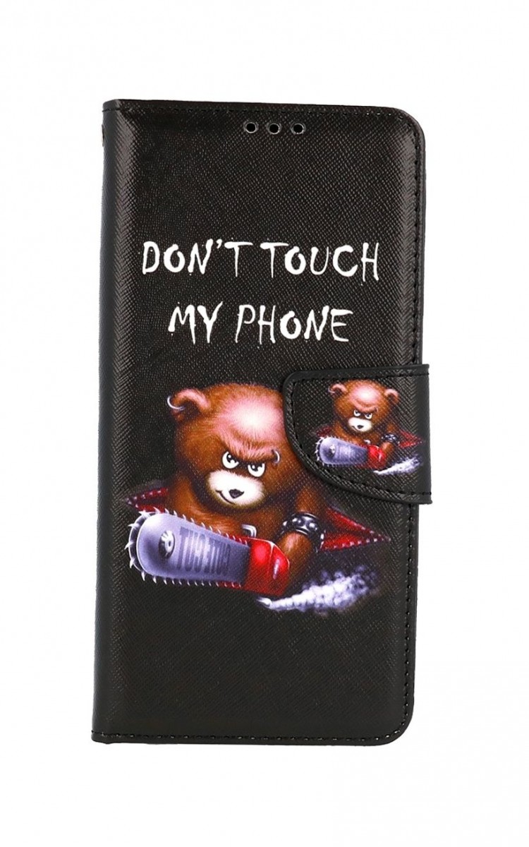 Knížkové pouzdro na Xiaomi Mi 10T Lite Don´t Touch méďa