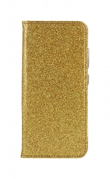 Knížkové pouzdro Magnet Book na Samsung A32 glitter zlaté