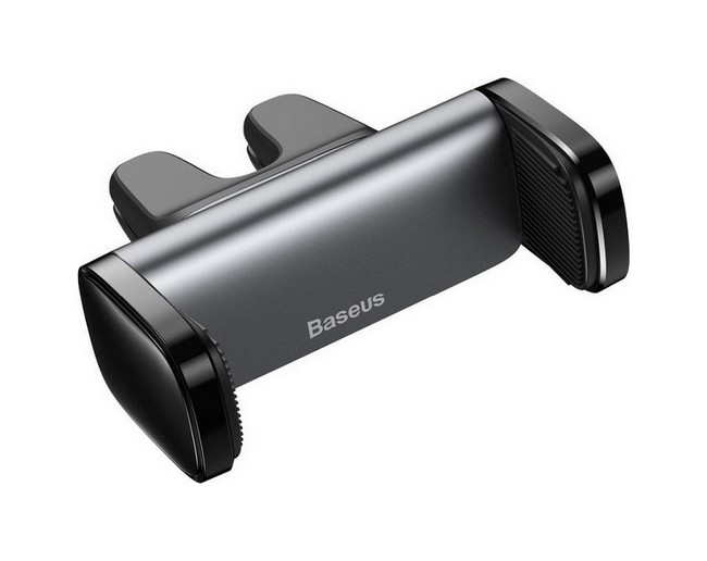 Levně Držák do auta na větrací mřížku Baseus Steel Cannon černý 58401