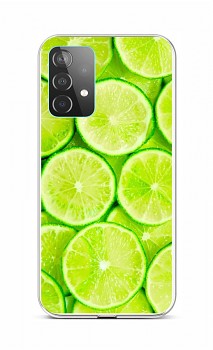 Zadní silikonový kryt na Samsung A52 Limetky