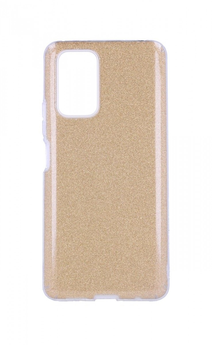 Zadní pevný kryt Forcell na Xiaomi Redmi Note 10 glitter zlatý