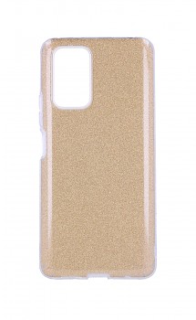 Zadní pevný kryt Forcell na Xiaomi Redmi Note 10 glitter zlatý