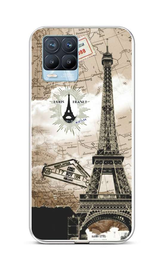 Zadní silikonový kryt na Realme 8 Pro Paris 2