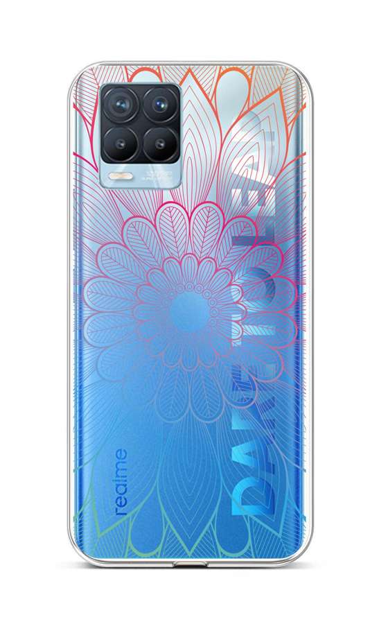 Zadní silikonový kryt na Realme 8 Pro Rainbow Mandala