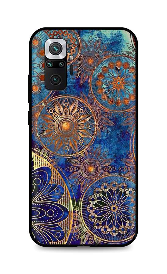 Zadní 3D silikonový kryt na Xiaomi Redmi Note 10 Pro Modrý orient