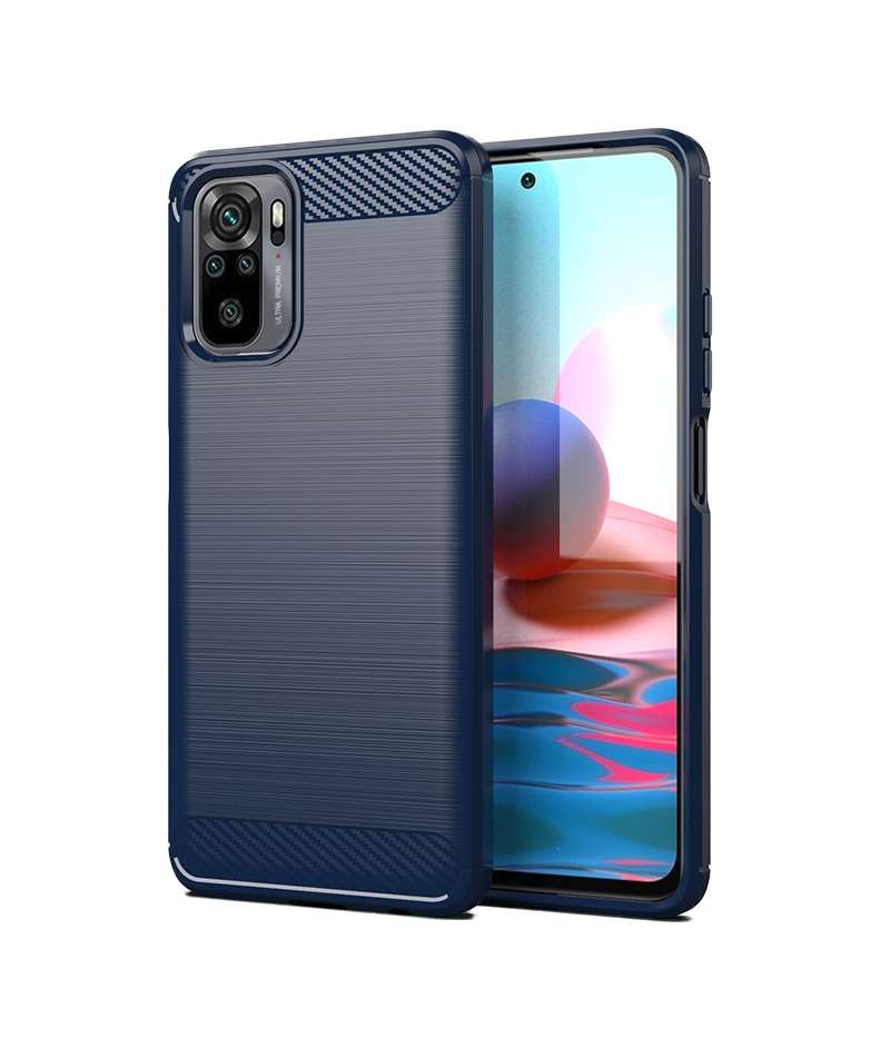 Zadní silikonový kryt na Xiaomi Redmi Note 10 modrý