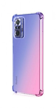 Zadní silikonový kryt na Xiaomi Redmi Note 10 Pro Shock duhový modro-růžový