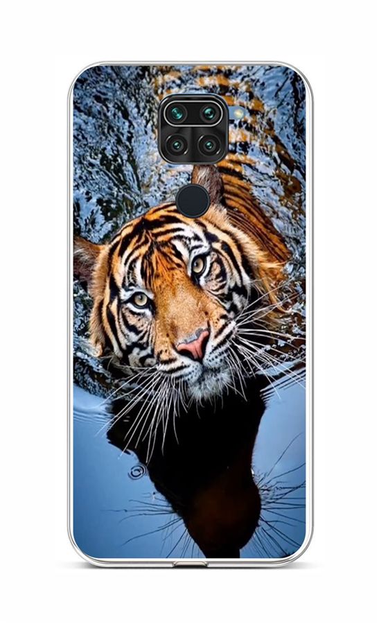 Zadní silikonový kryt na Xiaomi Redmi Note 9 Tygr
