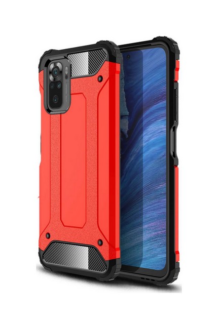 Zadní kryt na Xiaomi Redmi Note 10 Panzer červený
