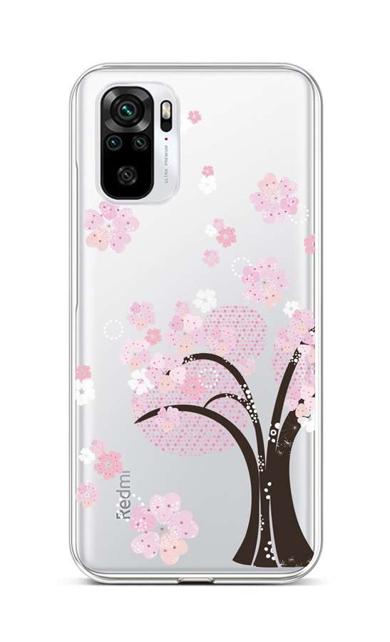 Zadní silikonový kryt na Xiaomi Redmi Note 10 Cherry Tree