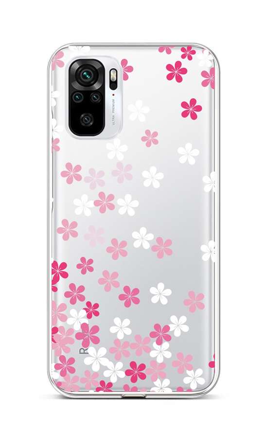 Zadní silikonový kryt na Xiaomi Redmi Note 10 Pink Blossom