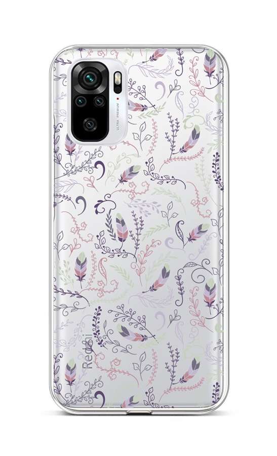 Zadní silikonový kryt na Xiaomi Redmi Note 10 Peříčka 2