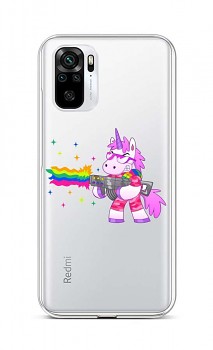 Zadní silikonový kryt na Xiaomi Redmi Note 10 Rainbow Gun