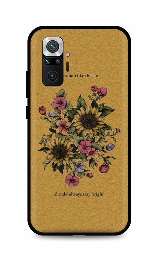 Zadní silikonový kryt DARK na Xiaomi Redmi Note 10 Pro Bouquet