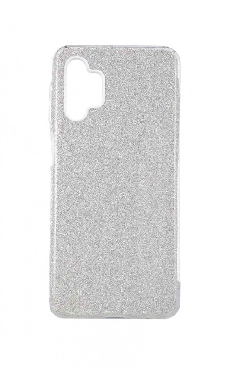 Kryt Forcell Samsung A32 glitter stříbrný 59134 (pouzdro neboli obal na mobil Samsung A32)