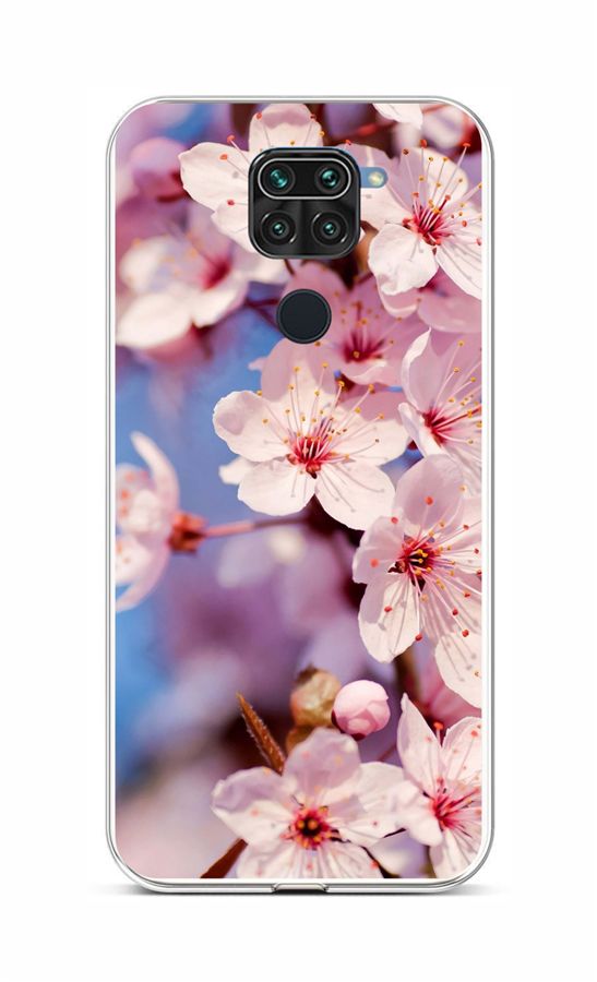 Zadní silikonový kryt na Xiaomi Redmi Note 9 Sakura