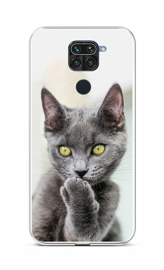 Zadní silikonový kryt na Xiaomi Redmi Note 9 Koťátko