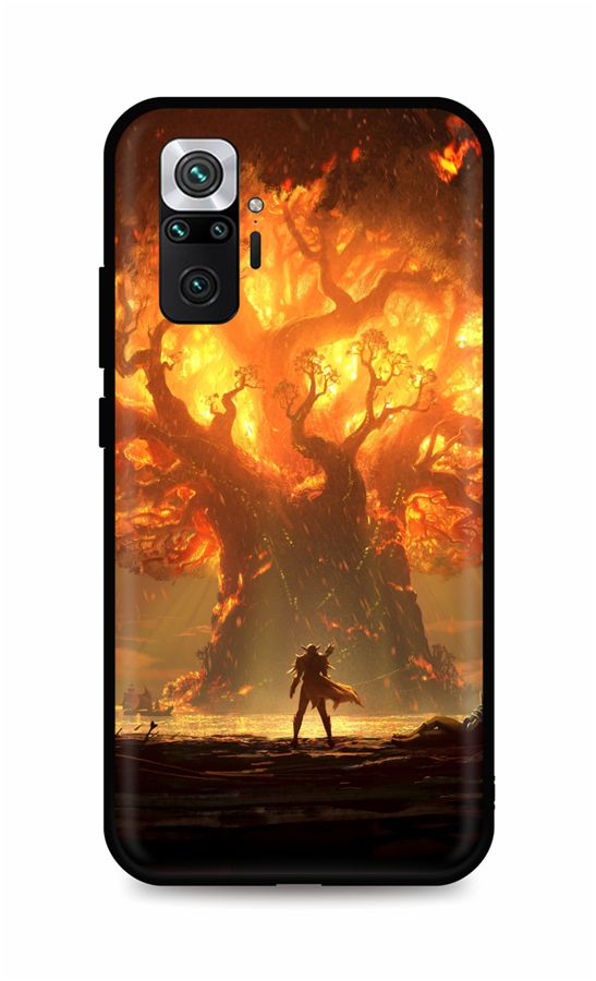 Zadní silikonový kryt DARK na Xiaomi Redmi Note 10 Pro Warcraft