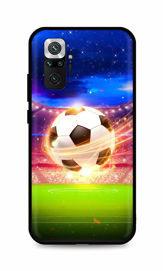 Zadní silikonový kryt DARK na Xiaomi Redmi Note 10 Pro Football Dream