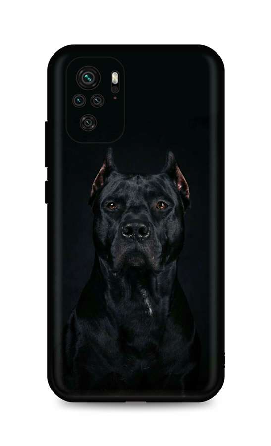 Levně Kryt TopQ Xiaomi Redmi Note 10 silikon Dark Pitbull 59232 (pouzdro neboli obal na mobil Xiaomi Redmi Note 10)