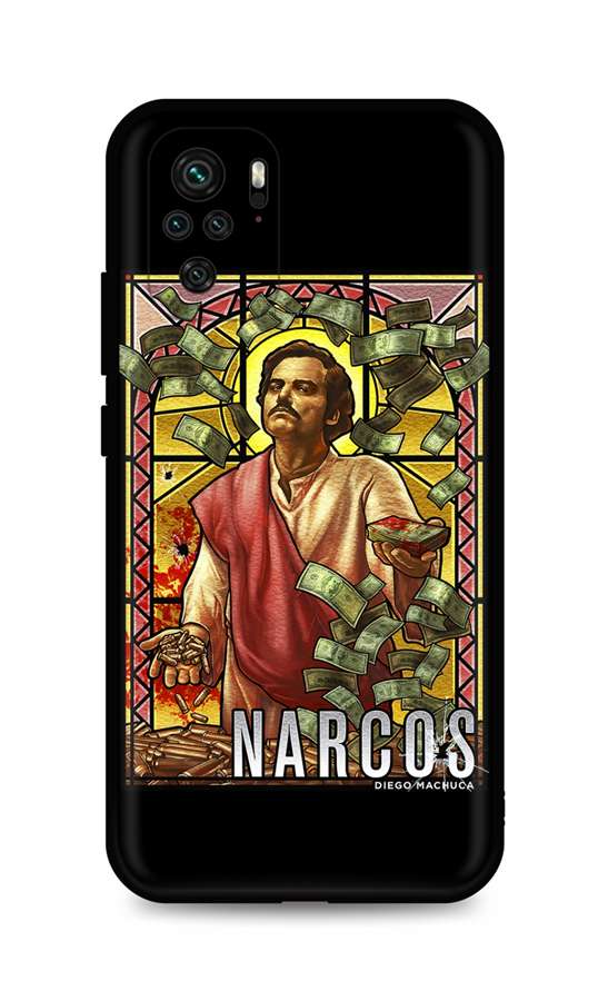 Zadní silikonový kryt DARK na Xiaomi Redmi Note 10 Narcos