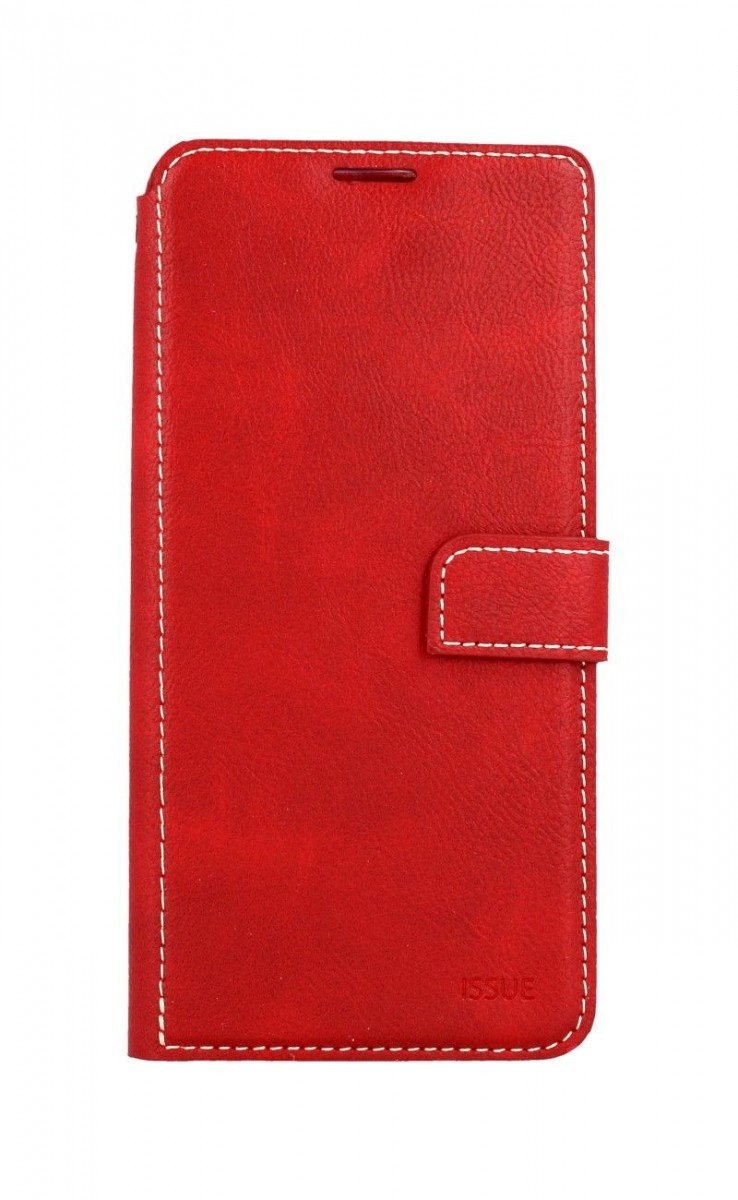 Knížkové pouzdro Molan Cano Issue Diary na Xiaomi Redmi Note 10 červené