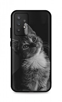 Zadní silikonový kryt DARK na Samsung A32 Cute Cat 